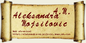 Aleksandra Mojsilović vizit kartica